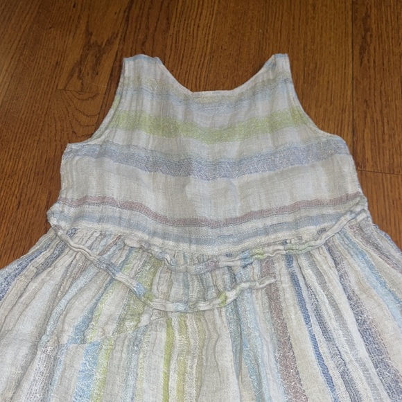 Girl’s Striped Button Dress Size 4 - Picture 4 of 6